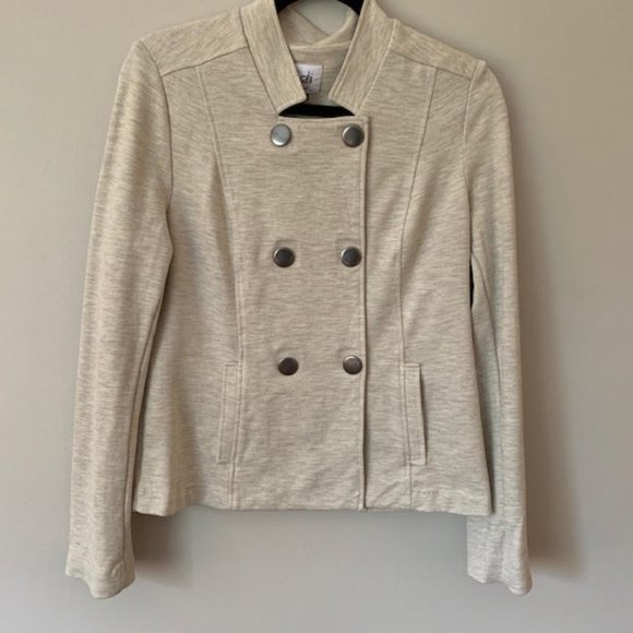 CAbi Charlie Jacket in Oatmeal SZ M - Picture 5 of 6